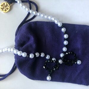 Beaded Bow Necklace